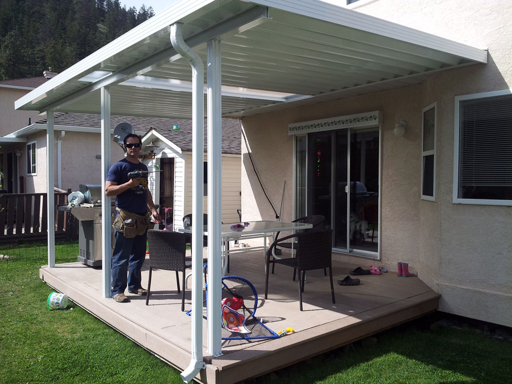 installing patio cover